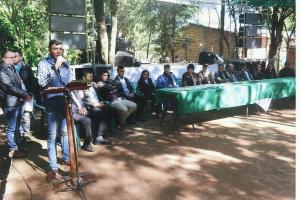 Celebración del Aniversario Nº 27 de la Comunidad Campesina El  Triunfo, miembro de la Asociación de Agricultores del Alt Paraná (ASAGRAPA)