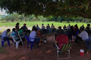 participacion de la pre asamblea de la asociacion campesina san isidro del jejui